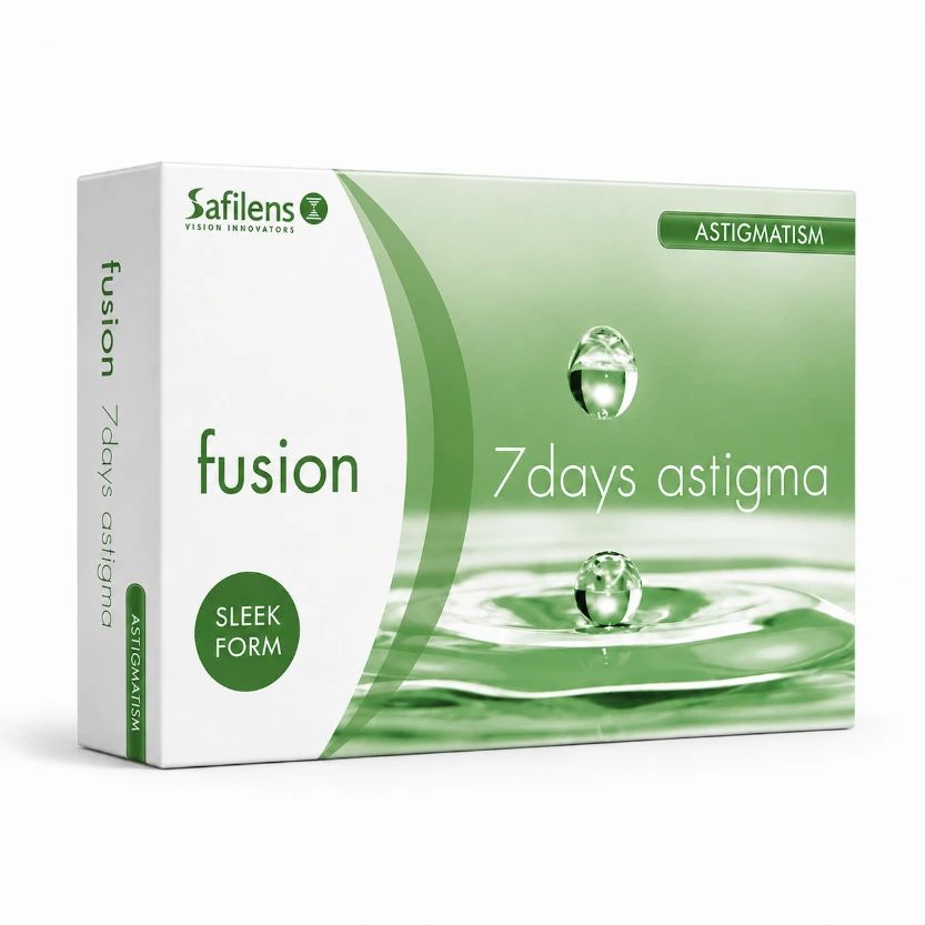 Safilens Fusion 7Day Astigma (12-pack, -8.00, -2.00, 15°)