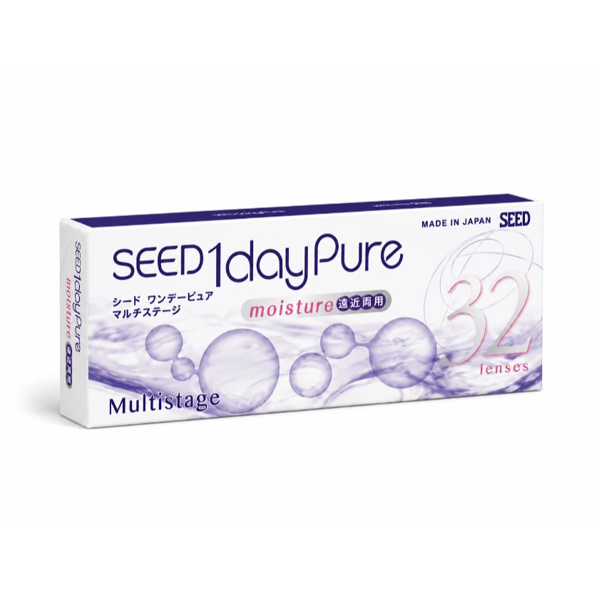 Seed 1dayPure Moisture Multifocaal (32-pack, -8.00, +1.00)
